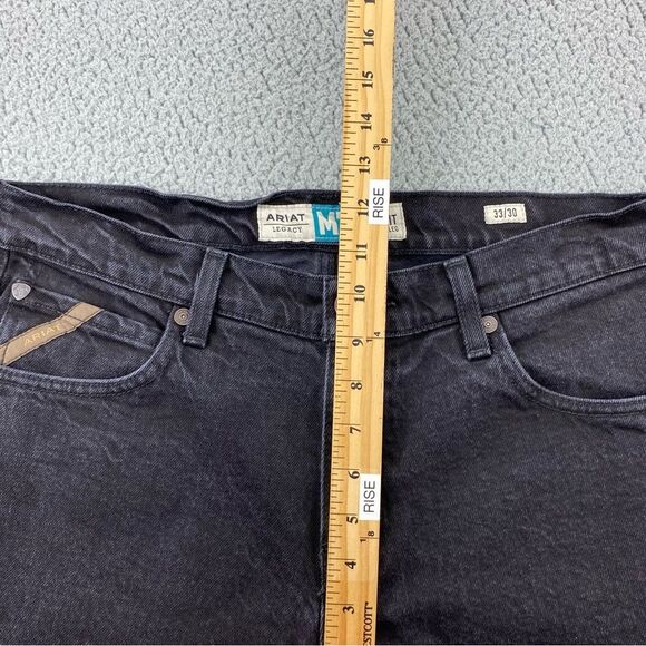 Ariat Men's M7 Slim Legacy Stretch Low Rise Slim Fit Straight Leg Jeans Size: 33 - Picture 9 of 16
